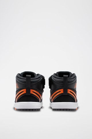 Jordan 1 Mid RM EasyOn en nubuck - Noir et rouge