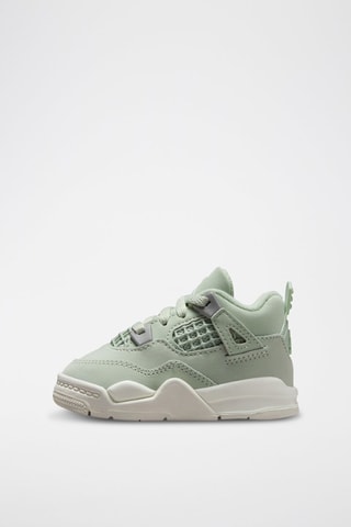 Jordan 4 Retro en cuir - Vert olive