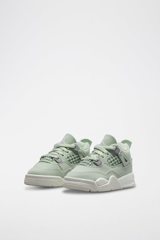 Jordan 4 Retro en cuir - Vert olive