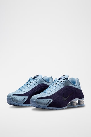 Shox R4 en cuir - Bleu