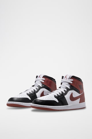Air Jordan 1 en cuir - Blanc et noir
