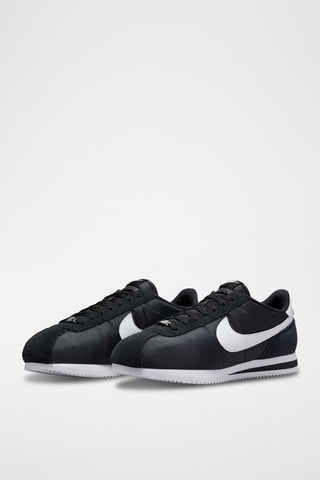 Cortez Textile en cuir - Noir
