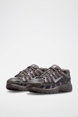Nike P-6000 (GS) en cuir  - Argenté