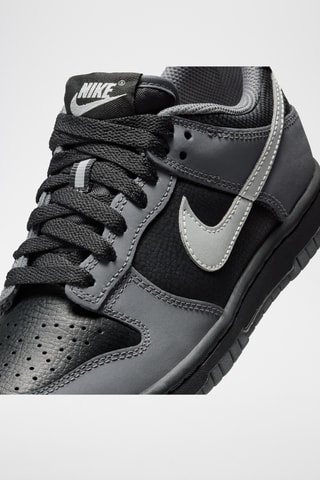 Dunk Low en cuir - Noir