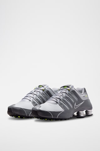 Nike Shox NZ en cuir - Gris foncé