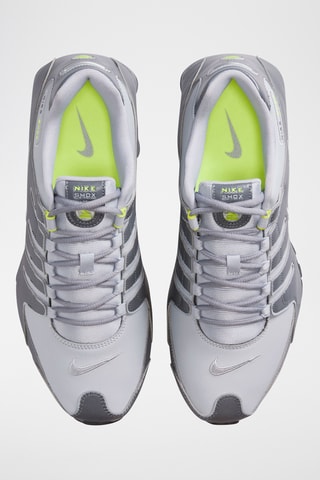 Nike Shox NZ en cuir - Gris foncé