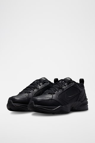Leren Nike Air Monarch IV - Zwart