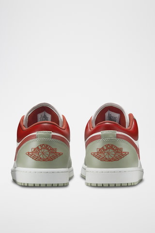 Air Jordan 1 Low en cuir - Kaki et blanc