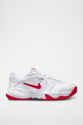 NikeCourt Jr. Lite 2 en cuir - Blanc