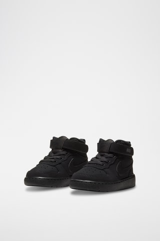 Nike Court Borough Mid 2 en cuir - Noir