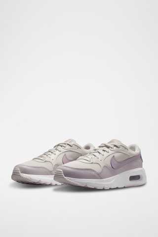 Nike Air Max SC en cuir - Beige et violet