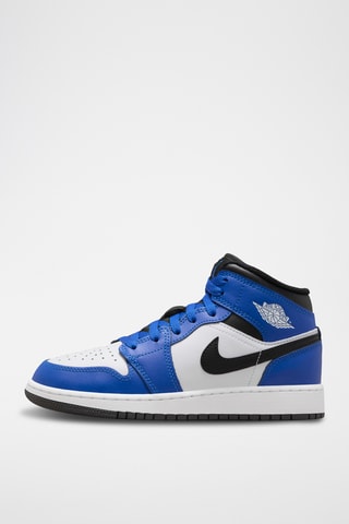 Air Jordan 1 Mid en cuir - Bleu roi