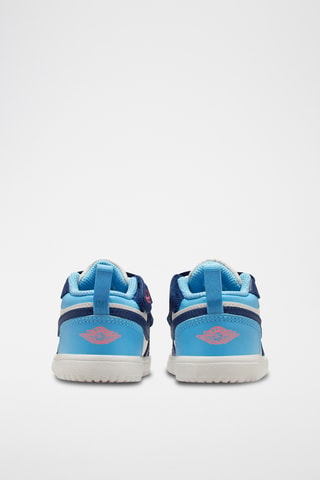 Jordan 1 Low Alt en cuir - Bleu foncé et blanc