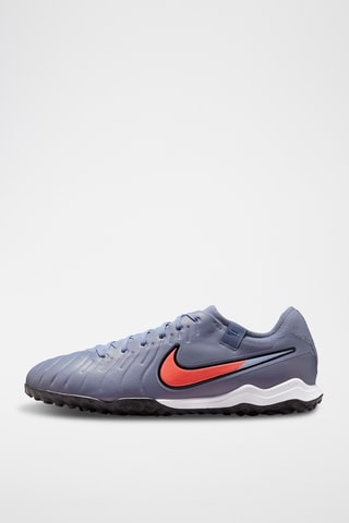 Nike Tiempo Legend 10 Pro TF en cuir - Gris