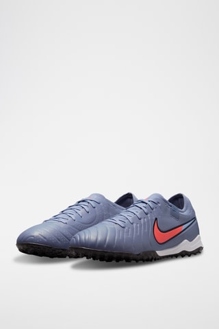 Nike Tiempo Legend 10 Pro TF en cuir - Gris