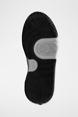 Nike Team Hustle D 11 en cuir - Noir