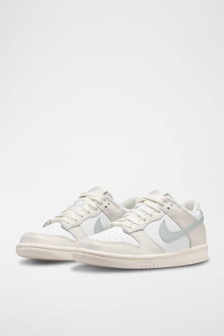 Nike Dunk Low en cuir - Blanc