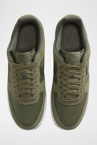 Nike Air Force 1 '07 LV8 en cuir - Vert olive et blanc