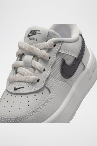 Nike Force 1 Low Lace en cuir - Blanc