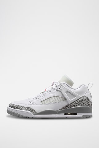 Jordan Spizike Low en cuir - Blanc