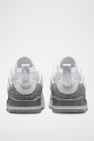 Jordan Spizike Low en cuir - Blanc