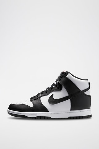 Dunk High Retro en cuir - Noir et blanc - Nike