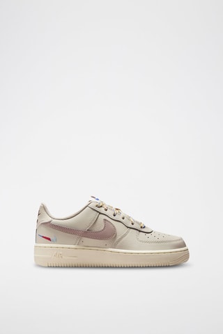 Nike Air Force 1 en cuir - Beige