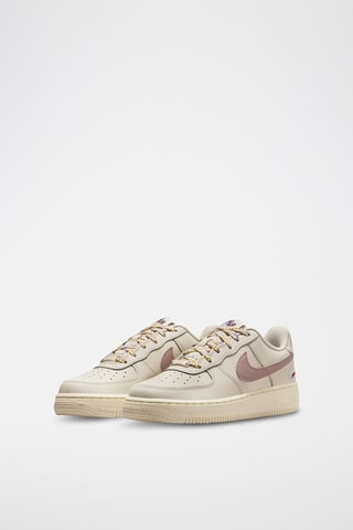 Nike Air Force 1 en cuir - Beige