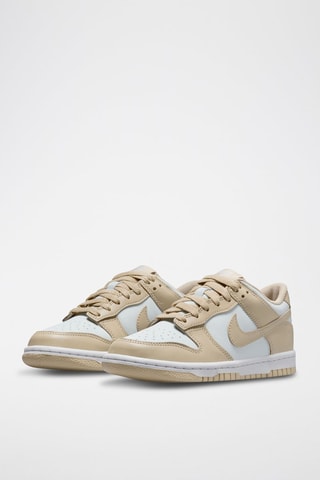 Nike Dunk Low en cuir - Marron clair