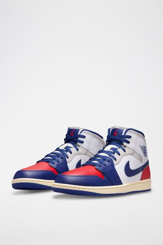 Air Jordan 1 en cuir - Indigo et rouge