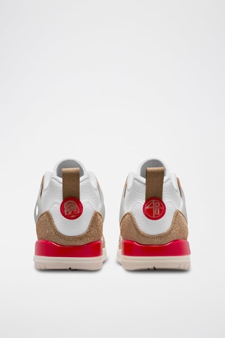 Jordan Spizike en cuir - Blanc et rouge