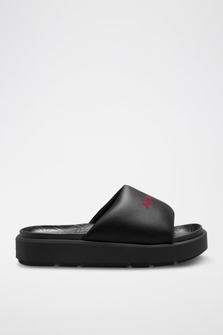 Claquettes en cuir Jordan Sophia - Noir