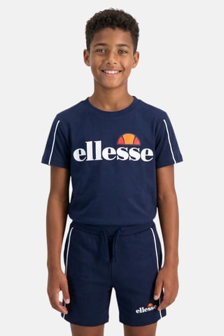 2 t-shirts en Short - Wit en marineblauw