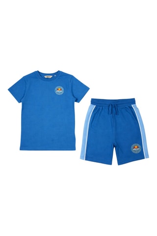 2 t-shirts en Short - Wit en blauw