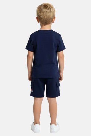 T-shirt en Short - Marineblauw