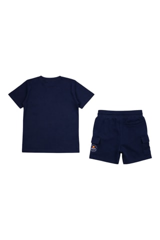 T-shirt en Short - Marineblauw