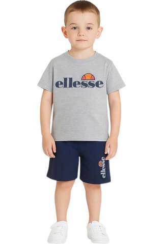 Set van 2 T-shirts en Short - Grijs en Marineblauw Ellesse - Grijs en marineblauw