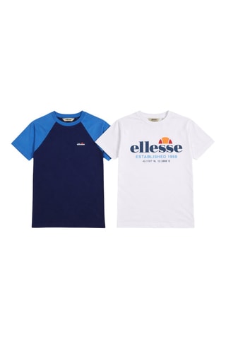 T-shirt en Joggingbroek Ellesse - Wit en marineblauw