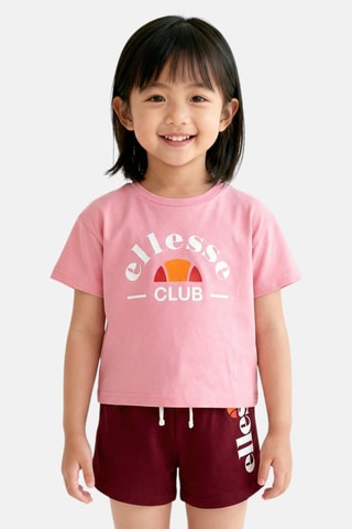 2 camisetas y short - Rosa claro