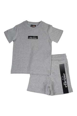 Set van 2 T-shirts en Short - Zwart en Grijs Ellesse - Zwart en grijs