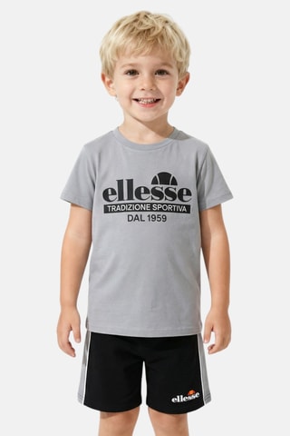 2 t-shirts en Short - Donkergrijs