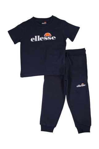 Set van 2 T-shirts en Joggingbroek - Marineblauw Ellesse - Marineblauw en blauw