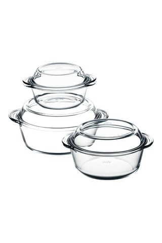 3 fuentes para horno - 19 x 15,9/21,8 x 18,7 y 25,1 x 22 cm