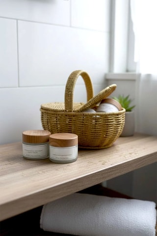 Panier - Beige - 23 x 15 x 11 cm