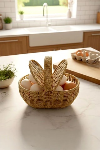 Panier - Beige - 23 x 15 x 11 cm