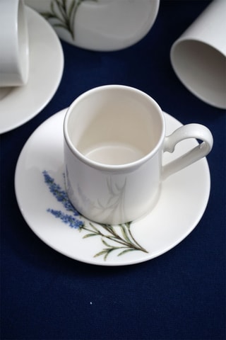 Juego de café de porcelana - 6 personas