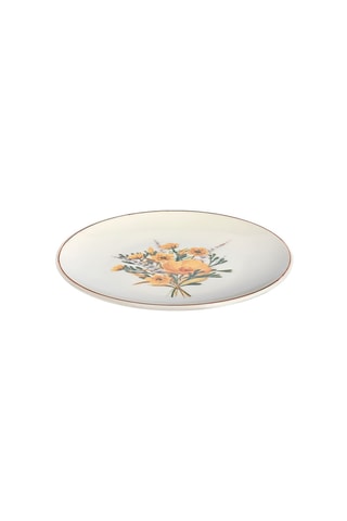 6 platos de postre de porcelana - 20 cm