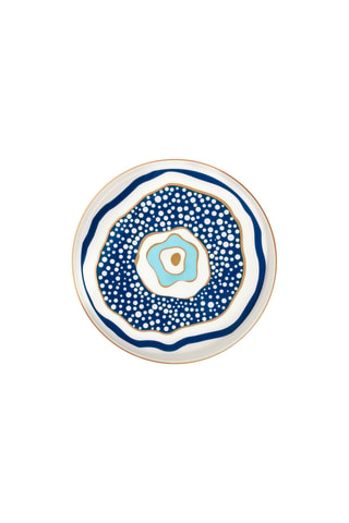6 platos de postre de porcelana - 21 cm