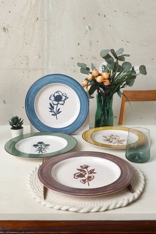 4 platos llanos - 28 cm