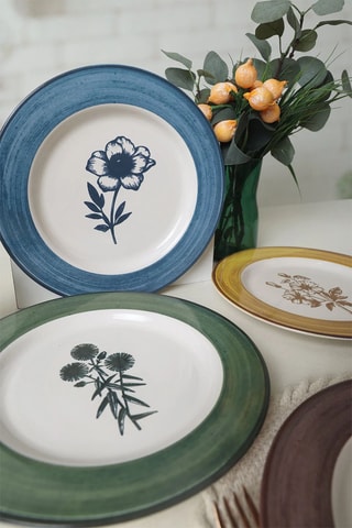 4 platos llanos - 28 cm